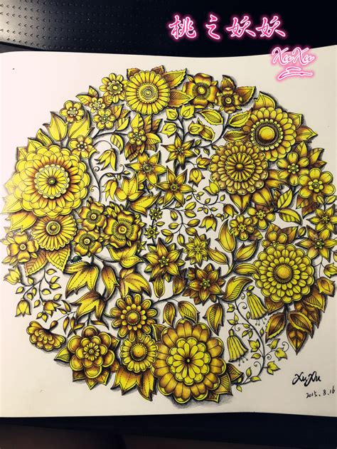 秘密花园涂色合集图片 秘密花园涂色合集图片