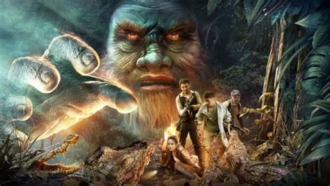 《大脚怪2》终极预告：原始丛林现神秘巨怪 探险队奋战绝境求生