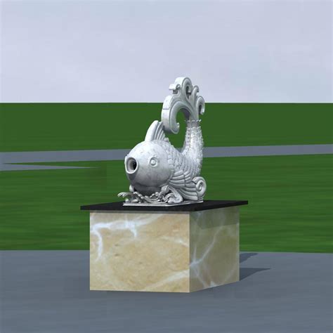 欧式雕塑喷泉旱喷水景模型+免费3D模型下载+免费SU模型下载+炫云云模型网站