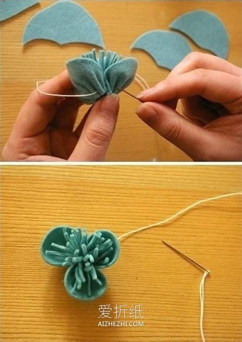 手工布艺花制作 DIY和风布花的做法详细教程╭★肉丁网