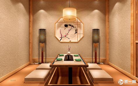 日式寿司店装修设计-公装效果图_装一网装修效果图