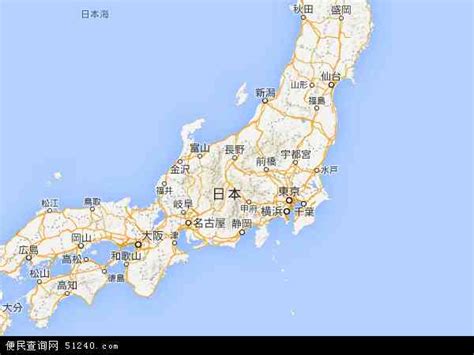 日本地图_日本地图中文版_日本地图全图高清版