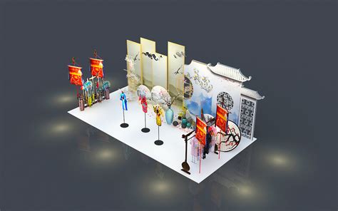扬州水街3dmax 模型下载-光辉城市