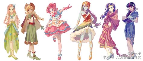 小马宝莉拟人化图片
