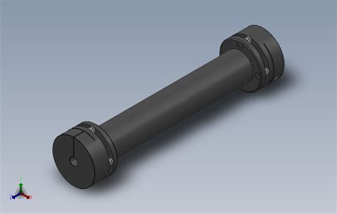 SHDL加长型联轴器[SHDL-56CW-10W×12W-250L]_SOLIDWORKS 2018_模型图纸下载 – 懒石网