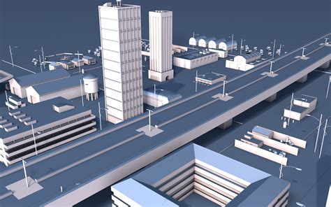 I06鸟瞰城市深圳城市模型 南山区 现代城市完整场景3Dmax模型-淘宝网