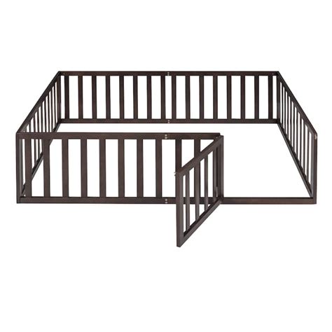 Full Size Wood Daybed Frame with Fence - Bed Bath & Beyond - 38364101