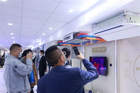 探秘2021中国制冷展海尔中央空调展台-艾肯空调制冷网