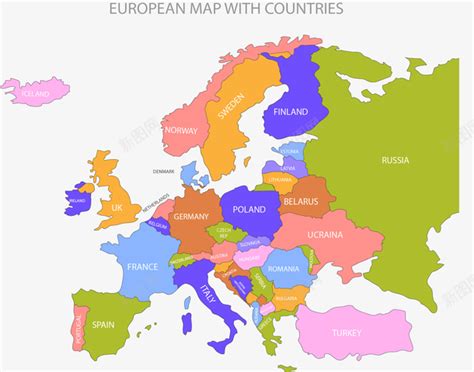 欧洲地图图片
