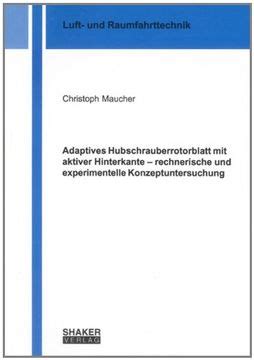 Libro Adaptives Hubschrauberrotorblatt mit aktiver Hinterkante ...