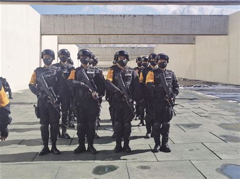 拉萨市公安局特警支队开展了警务实战大练兵活动