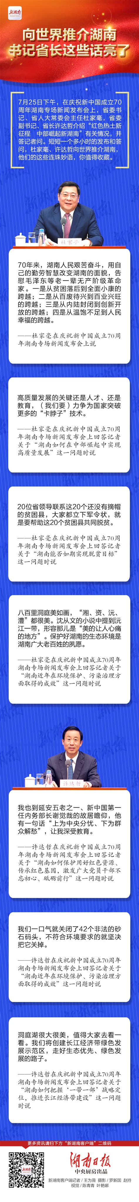 【图解】向世界推介湖南 书记省长这些话亮了 - 时政 - 湖南在线 - 华声在线