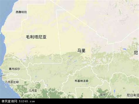 马里地图图片