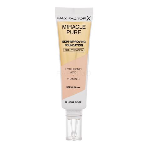 Max Factor Miracle Pure Skin-Improving Foundation SPF30 Alapozó nőknek ...
