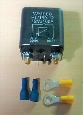 160477 0-727-10 EQUIV 12V 100A 100 AMP HEAVY DUTY SPLIT CHARGE RELAY ...
