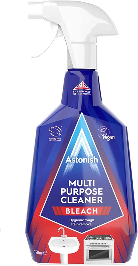 Astonish Multi Surface Cleaner With Bleach Trigger 750ML X 12 - Fulli’s