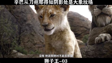 《狮子王》经典片段，父亲教辛巴什么是勇敢，励志！