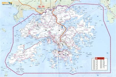 香港旅游地图地图 - 图片 - 艺龙旅游指南