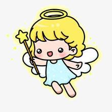 小天使的祈祷PNG图片素材下载_天使PNG_熊猫办公