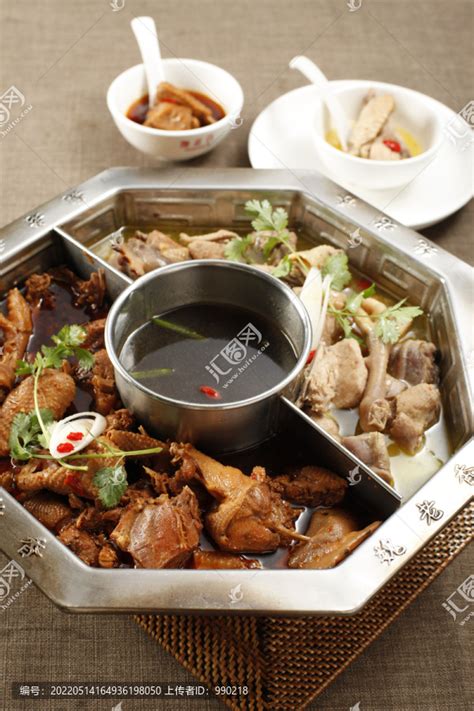 鸳鸯鸡锅,中国菜系,食品餐饮,摄影素材,汇图网www.huitu.com
