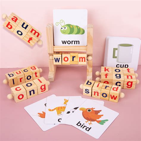 90片拼单词游戏幼儿童益智英文字母认知拼写启蒙早教玩具木制拼图-阿里巴巴