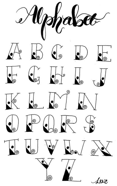 26个英文字母3D字体设计
