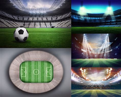 足球比赛场地景观拍摄高清图片 - 爱图网设计图片素材下载