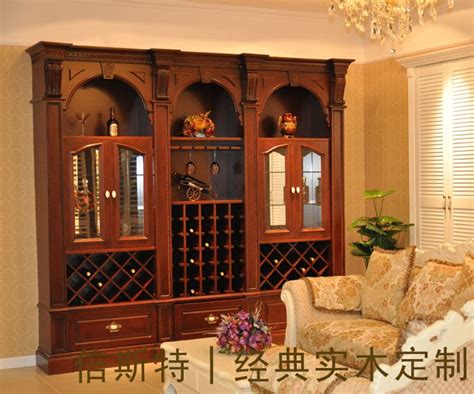 实木酒窖,酒柜,酒架定制定做时常用的实木材料