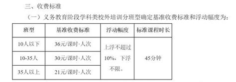 北京学科类校外培训机构收费标准（最新公布）- 北京本地宝