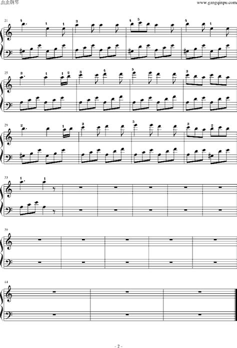 Valder Fields-个人超喜欢的双手简谱预览2-钢琴谱文件（五线谱、双手简谱、数字谱、Midi、PDF）免费下载