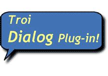 Troi, Troi Dialog Plug-in buy / order a registration at BTSoftware.com ...