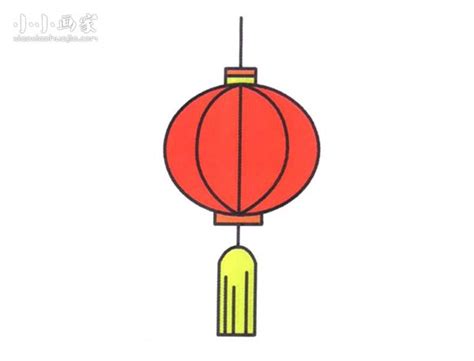 春节新年灯笼简笔画画法图片步骤🎬小小画家