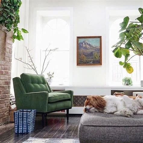 2019绿色的客厅皮沙发图片-房天下装修效果图