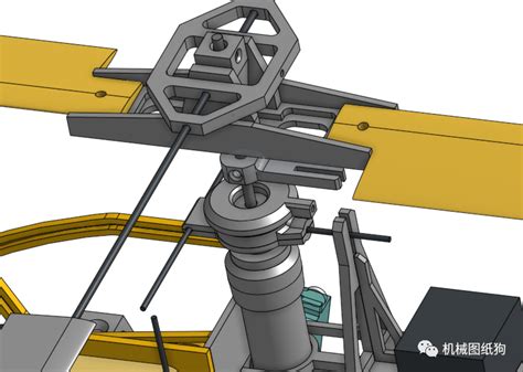 【飞行模型】RC Heli V01玩具直升机框架模型3D图纸 STEP格式_理论_通用-仿真秀干货文章