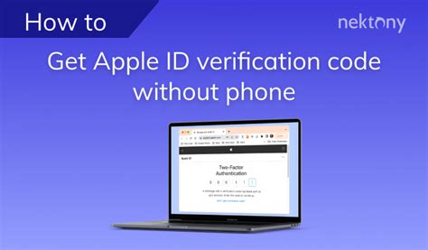 How to Get Apple ID Verification Code without Phone