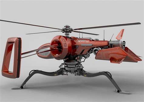 特斯拉H电动直升机概念设计-新的挑战！ - 普象网