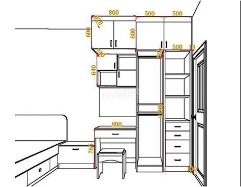 常见衣柜尺寸及内部结构设计图解 - 装修保障网