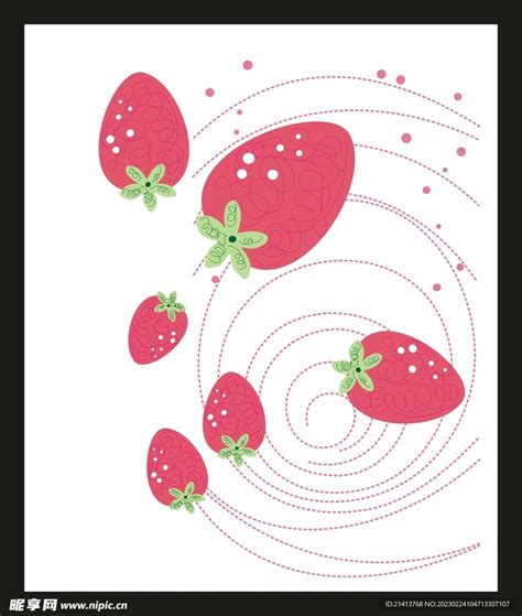 水果草莓 设计图__其他_动漫动画_设计图库_昵图网nipic.com