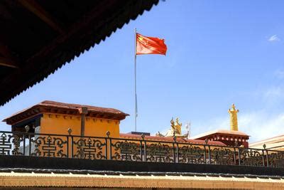 西藏拉萨大昭寺景区-人民图片网