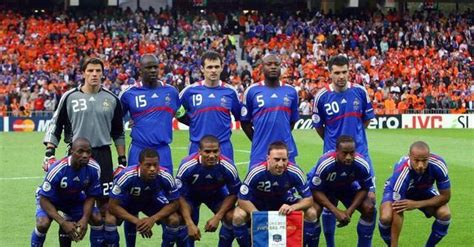 历届欧洲杯法国队合照