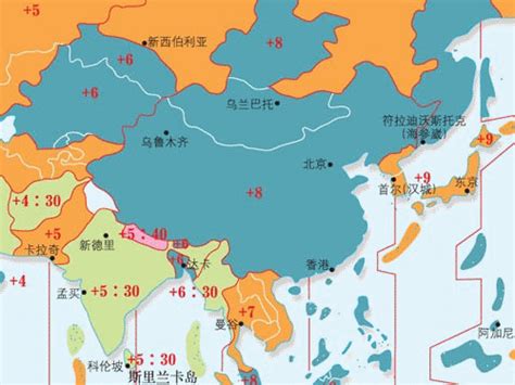 中国时区是哪个时区(中国地理，原来中国有五个时区划分) - 郝囷科技