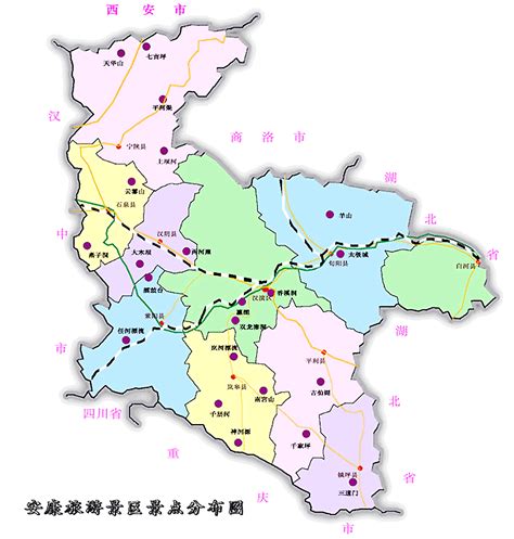 中国地图西安图片