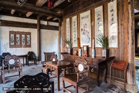 古代中式客厅样式高清图片下载-正版图片500817432-摄图网