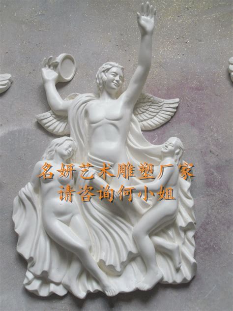 高级酒店墙壁挂件创意玻璃钢欧式女人浮雕天使造型雕像|纯艺术|雕塑|名妍雕塑工作室 - 原创作品 - 站酷 (ZCOOL)