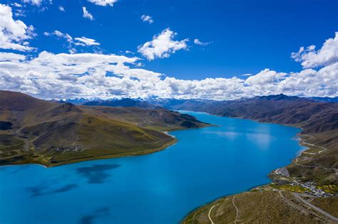 西藏山南：“圣湖”羊卓雍措美景如画-搜狐大视野-搜狐新闻