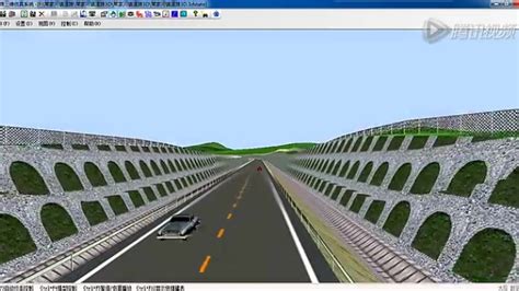 利用海地公路设计软件设计的二级公路效果图_腾讯视频