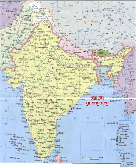 印度地形图图片