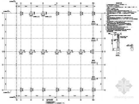 [湖南]单层排架结构工业厂房结构施工图-钢结构施工图-筑龙结构设计论坛