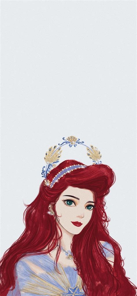 #卡通壁纸# “迪士尼高贵公主插画手机壁… - 堆糖，美图壁纸兴趣社区