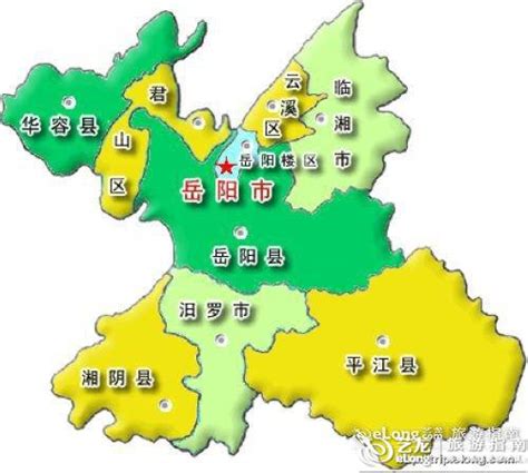 岳阳地图 - 图片 - 艺龙旅游指南